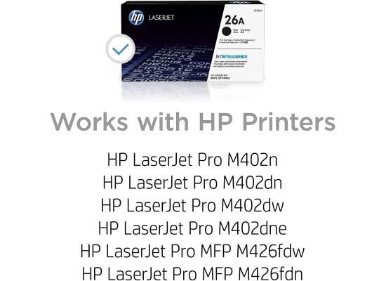 HP 26A Black Original Toner Cartridge